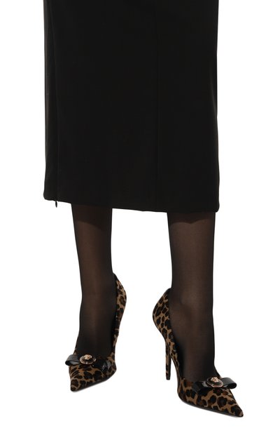 Кожаные туфли gianni ribbon 110 VERSACE, арт. 1012494/1A12281, фото 3