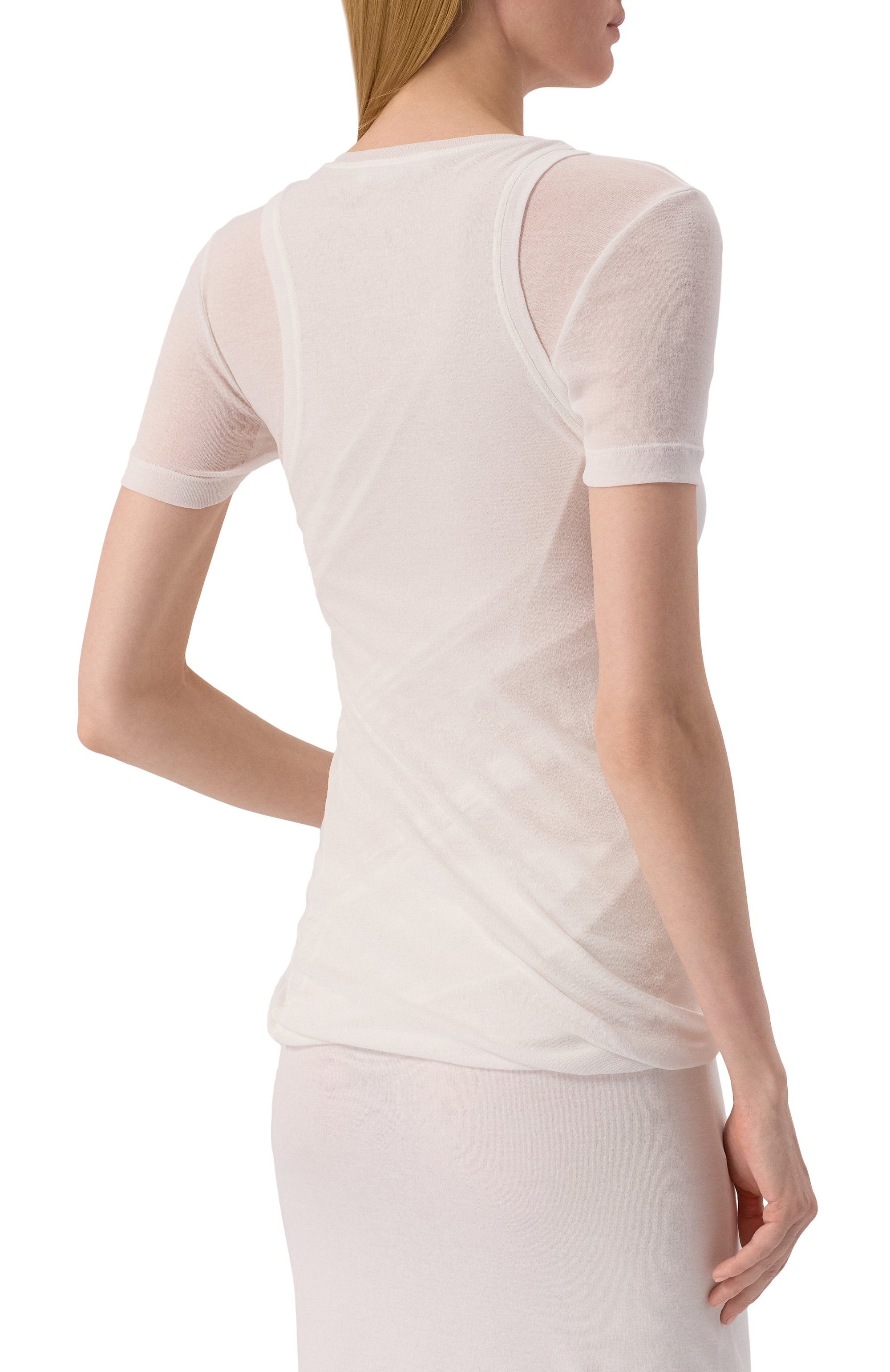 Хлопковая футболка JIL SANDER, арт. J02NF0005/J20249, фото 4