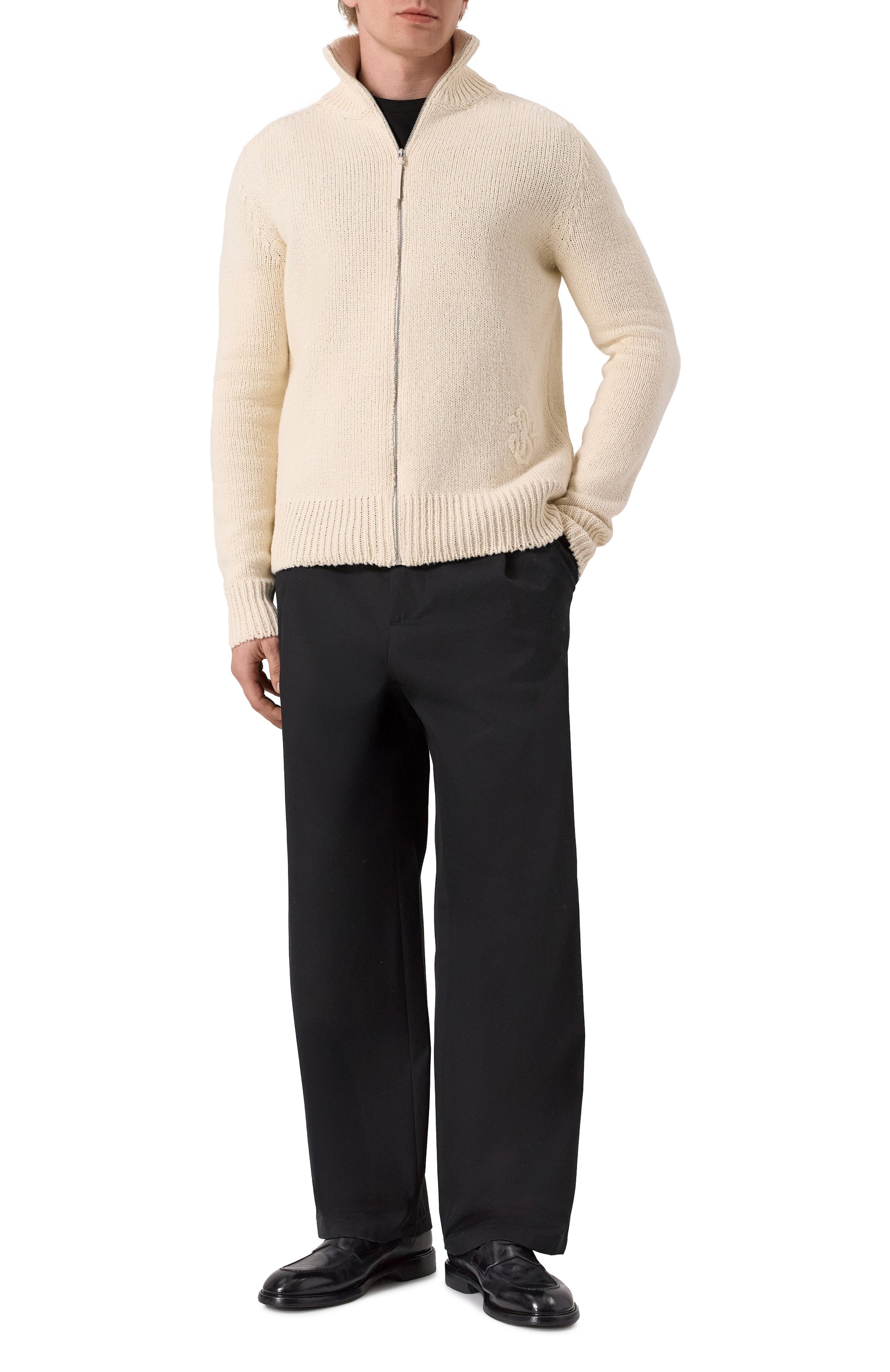 Кардиган из хлопка и шерсти JIL SANDER, арт. J47HP0014-J15442, фото 2