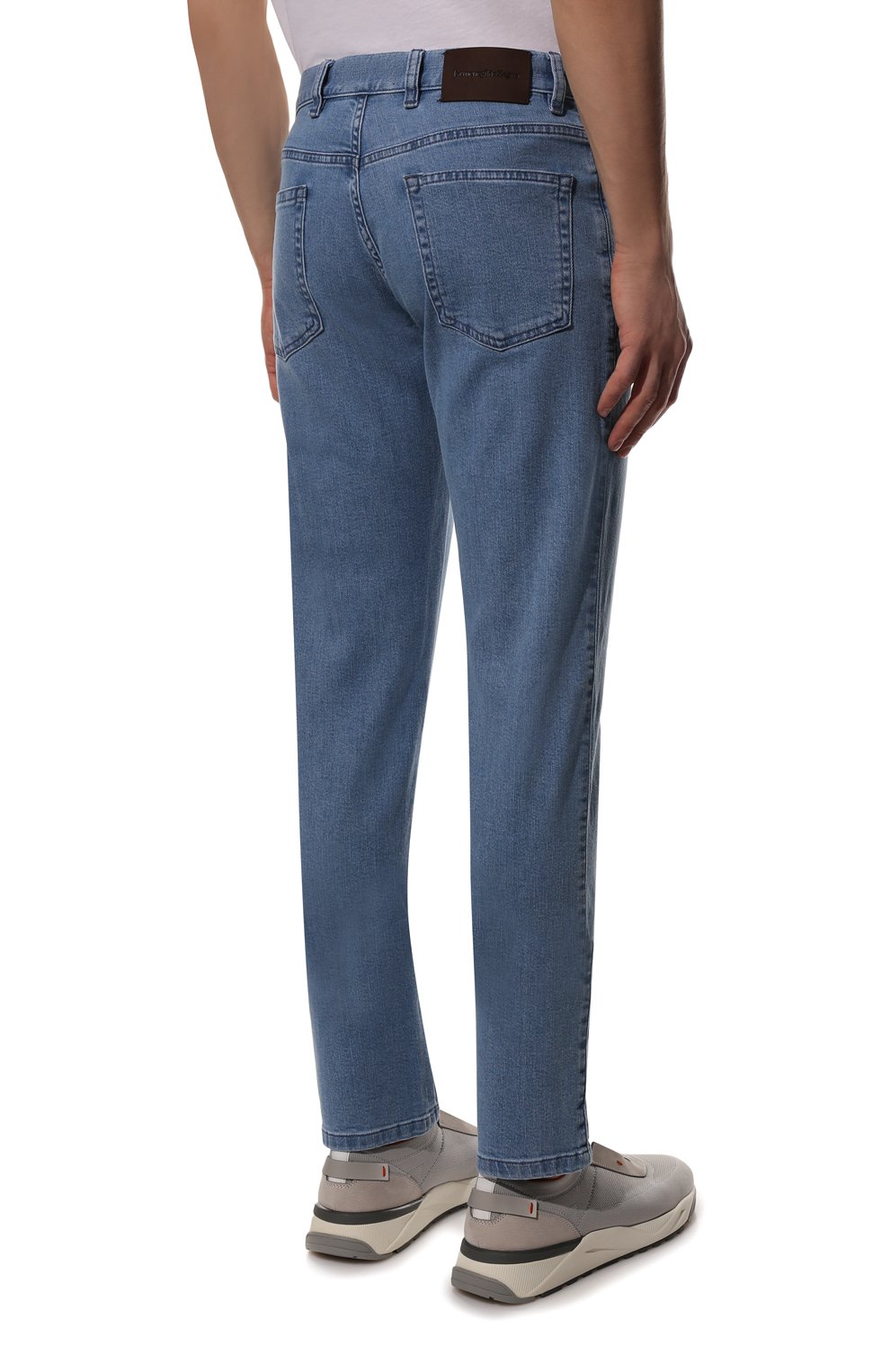 Джинсы ZEGNA голубого цвета по цене 57750 руб., арт. UZI70/GAN, фото 4 Джинсы ZEGNA, арт. UZI70/GAN, фото 4