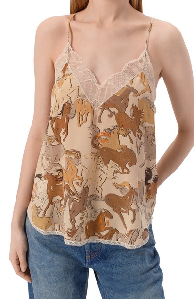 Шелковый топ ZADIG AND VOLTAIRE, арт. WWCR01297, фото 5