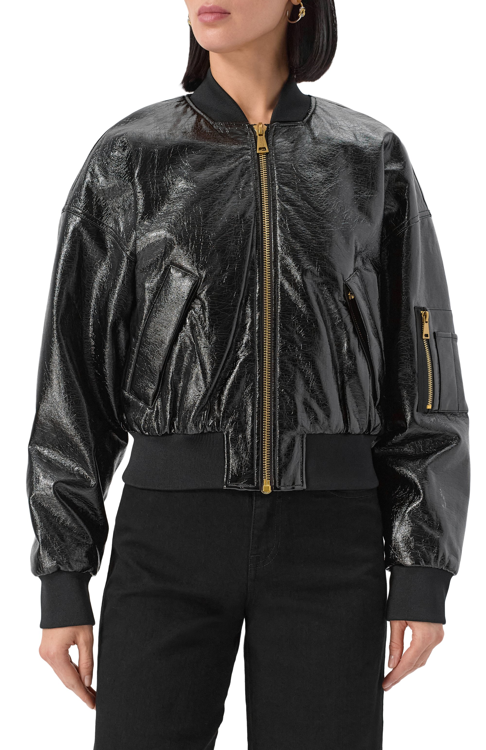 Бомбер из экокожи VERSACE JEANS COUTURE, арт. 79HASD08/CQ16D, фото 3