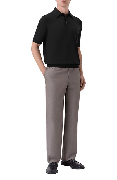 Поло из хлопка и шелка MVST, арт. M26.CSM.K424/C0TT0N/SILK, фото 2