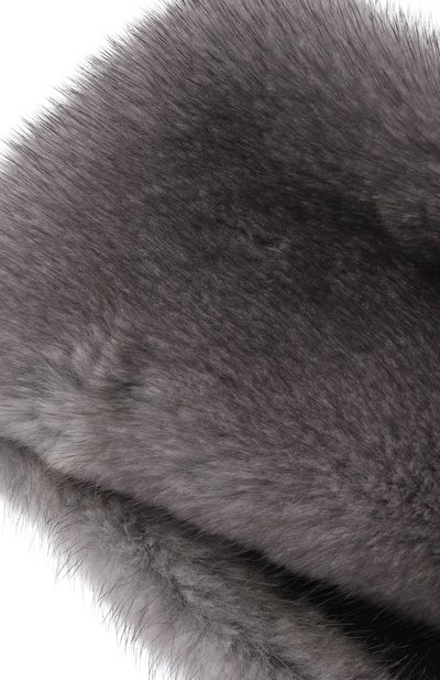 Меховая повязка на голову из норки MVST, арт. MH-06 MINK IRIS, фото 3