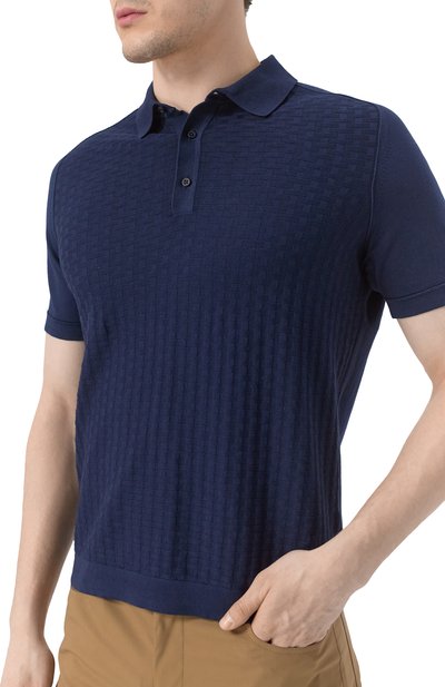 Хлопковое поло CORNELIANI, арт. 25M506-2525138, фото 5