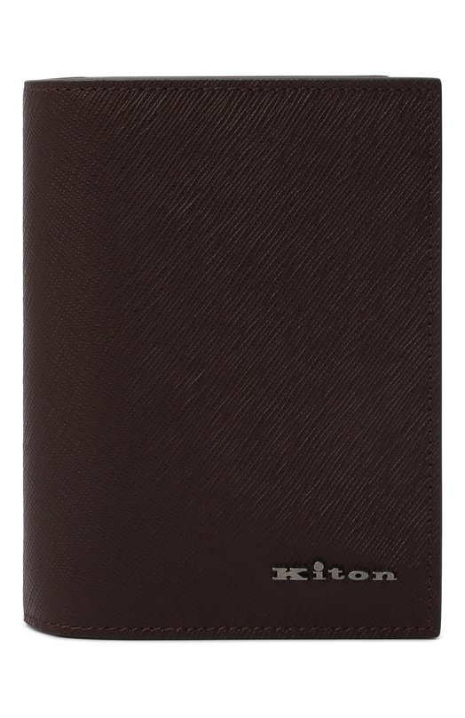 Кожаная обложка для паспорта Kiton UPEA030N0126905 Бордовый UPEA030N0126905