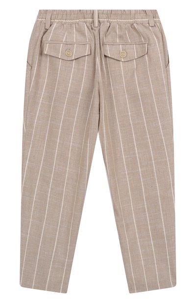 Брюки из шерсти и хлопка ELEVENTY бежевого цвета по цене 20950 руб., арт. EW6P30/I0267/4-8, фото 2 Брюки из шерсти и хлопка ELEVENTY, арт. EW6P30/I0267/4-8, фото 2