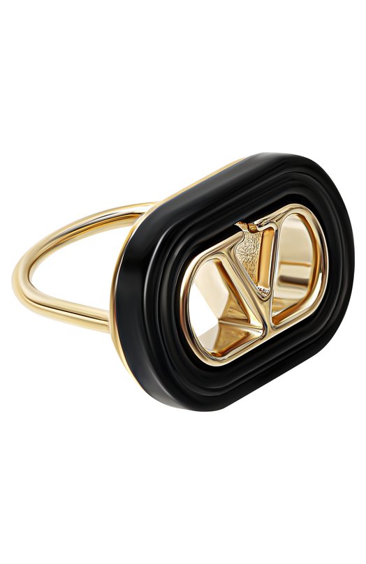 Кольцо Ovalette Valentino 6W2J0Y55DHC Чёрный 6W2J0Y55DHC