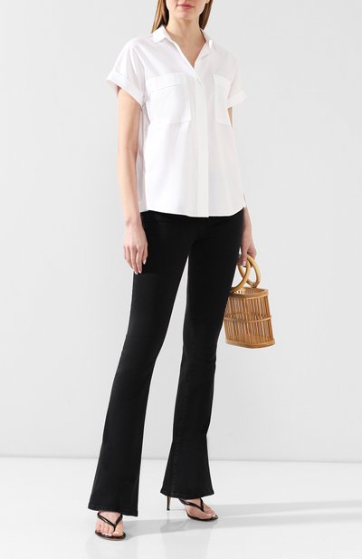 Хлопковая рубашка WINDSOR белого цвета по цене 21050 руб., арт. 52 DB347H 10001866, фото 2 Хлопковая рубашка WINDSOR, арт. 52 DB347H 10001866, фото 2