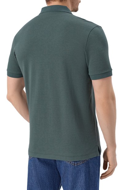 Хлопковое поло BOSS, арт. 50555172, фото 4