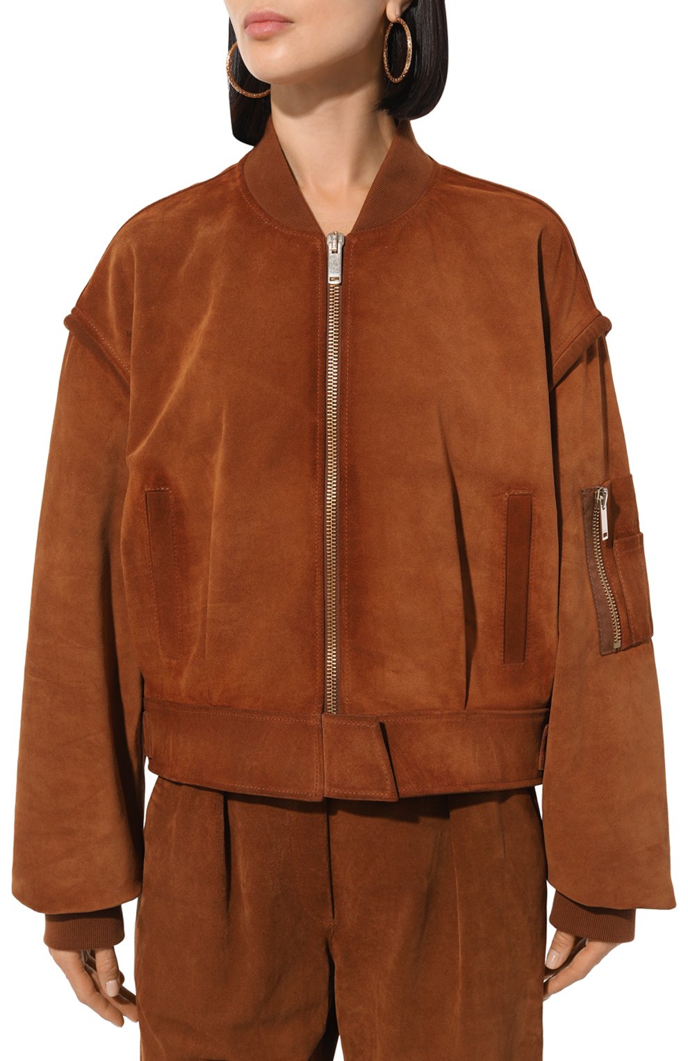 Замшевый бомбер HALFBOY, арт. HFW241WLBB084, фото 3