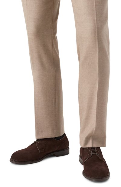 Замшевые дерби KITON, арт. USSA262N0013922, фото 3