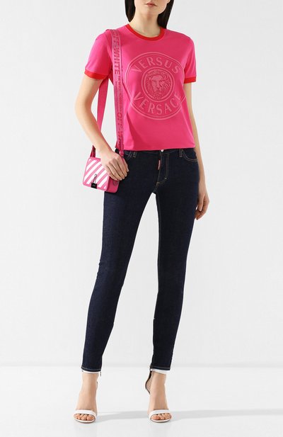 Хлопковая футболка VERSUS VERSACE, арт. BD90679/BJ10388, фото 2