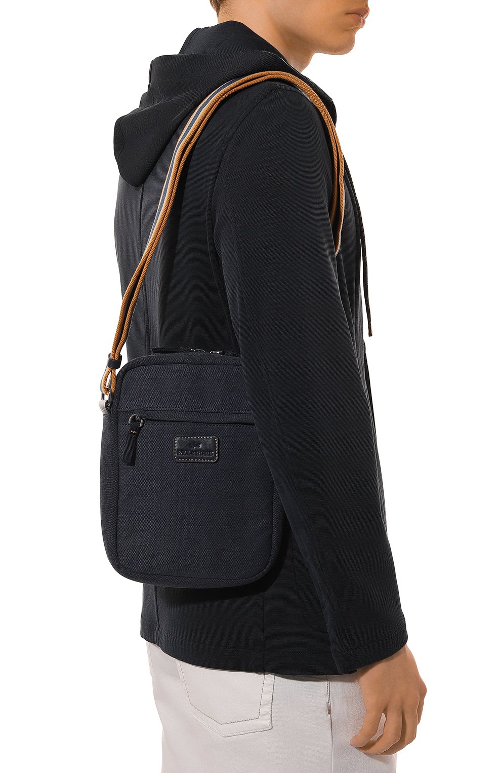 Сумка PAUL&SHARK темно-синего цвета по цене 23100 руб., арт. 14318102, фото 2 Сумка PAUL&SHARK, арт. 14318102, фото 2