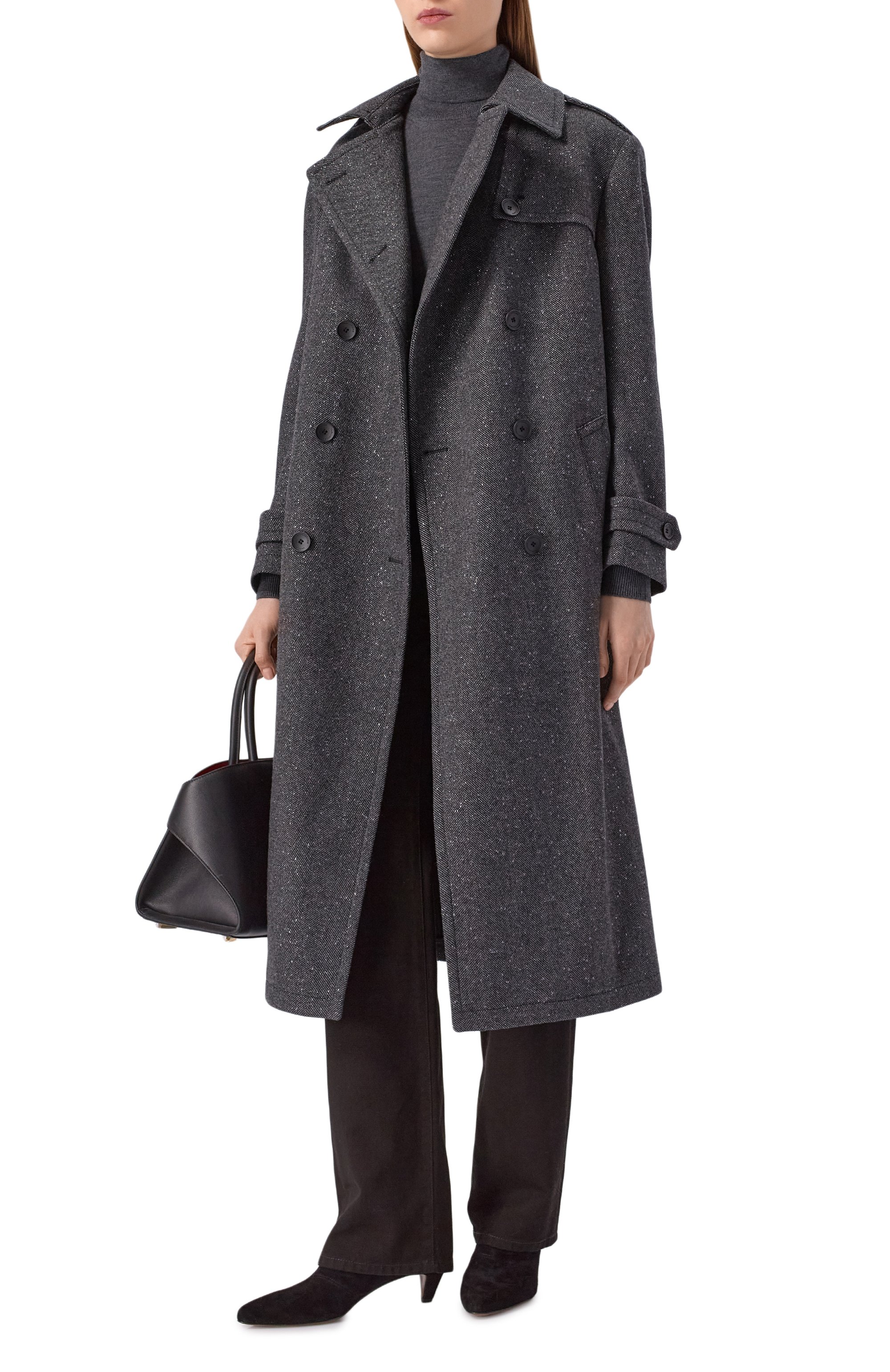 Пальто из шерсти и вискозы TAGLIATORE 0205, арт. B0NNY/S/340331, фото 2