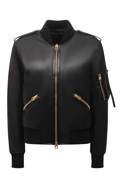 Женский кожаный бомбер TOM FORD, арт. CSL687-LEX266