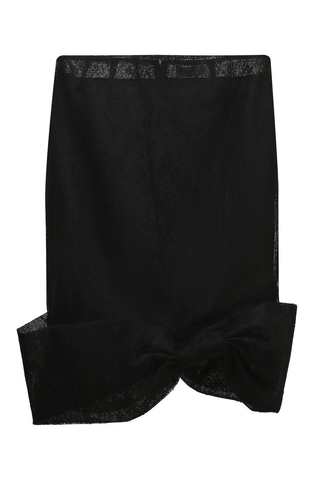 Юбка NINA RICCI черного цвета по цене 99500 руб., арт. 24ACJU017PA0492, фото 1 Юбка NINA RICCI, арт. 24ACJU017PA0492, фото 1