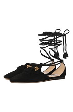 Замшевые балетки TOD’S, арт. XXW19B0BJ70HR0B999, фото 1