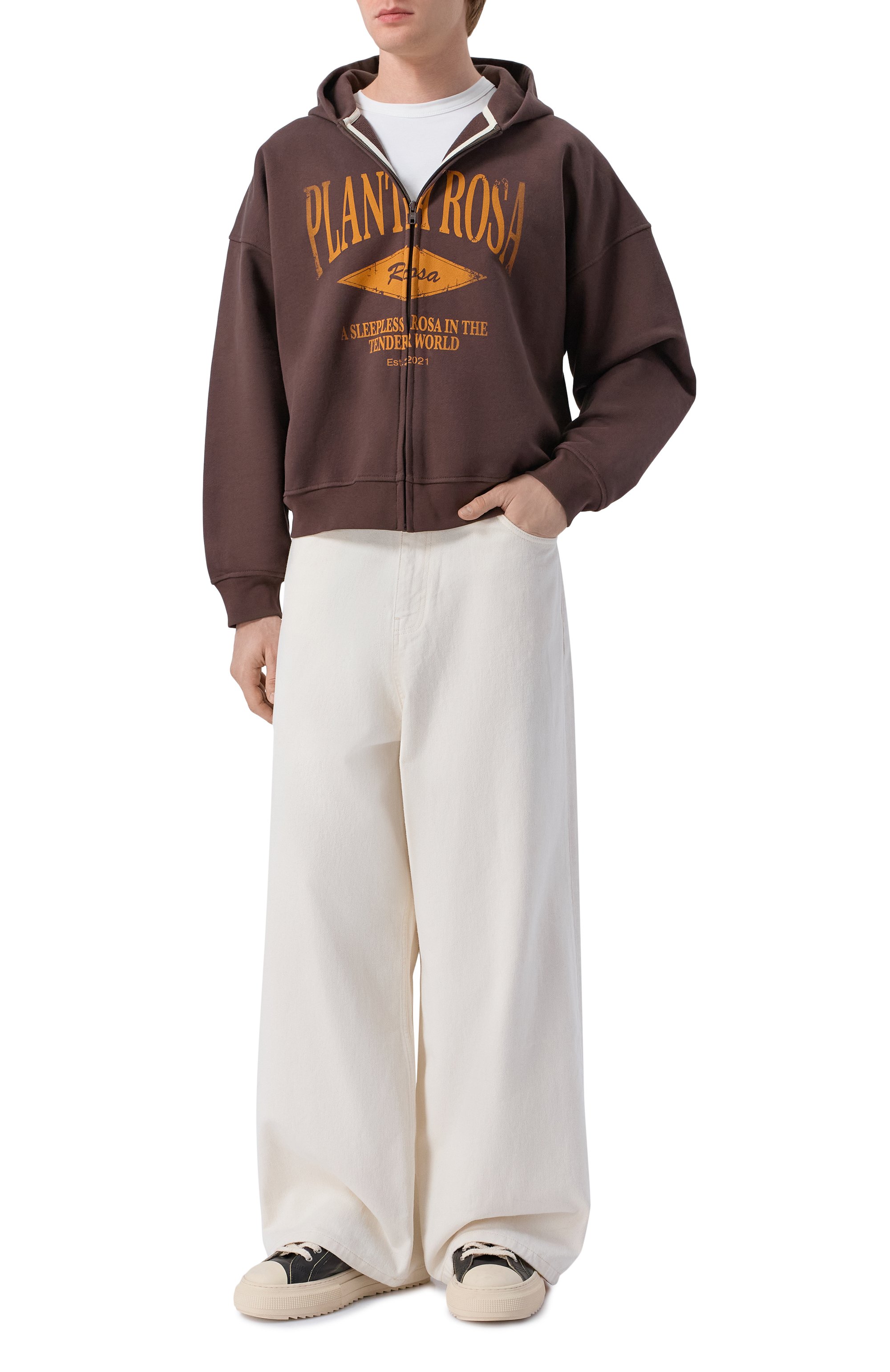 Хлопковая толстовка PLANTA ROSA, арт. PR/HZ/GINGER/470, фото 2