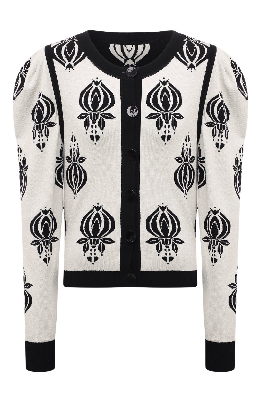 Двусторонний кардиган FREEAGE черно-белого цвета по цене 64000 руб., арт. S23.JK042M.6070.111, фото 1 Двусторонний кардиган FREEAGE, арт. S23.JK042M.6070.111, фото 1