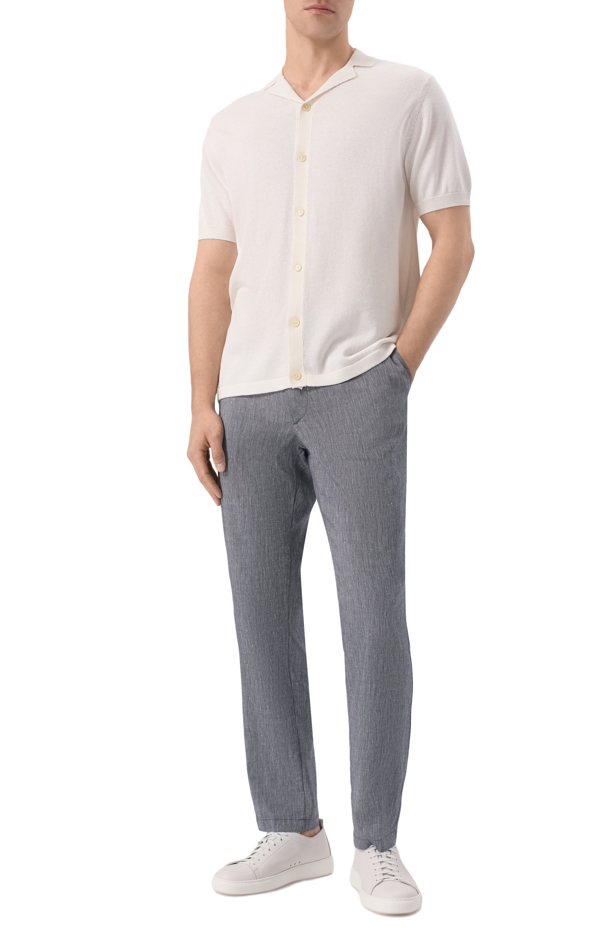 Рубашка из хлопка и льна VAN LAACK, арт. SAMIN/S00307, фото 2