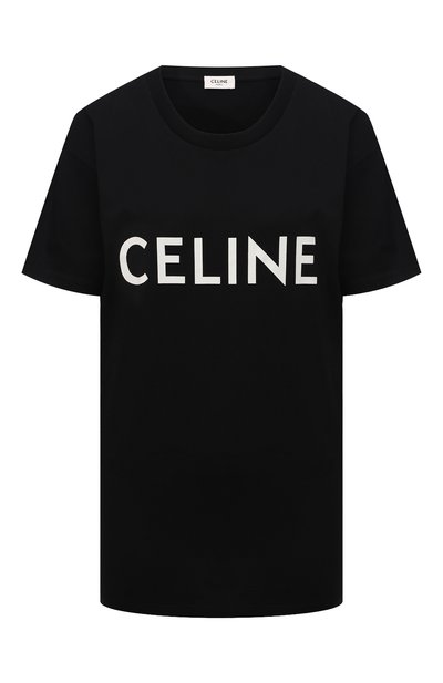 Женская хлопковая футболка CELINE, арт. 2X764501F