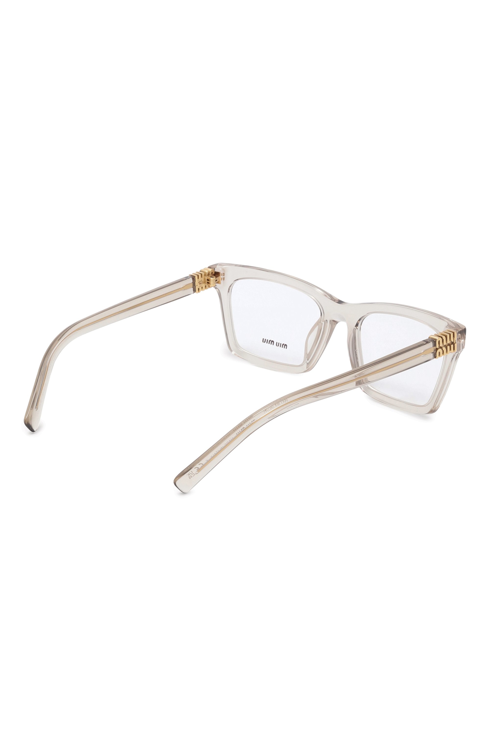 Оправа MIU MIU прозрачного цвета по цене 43650 руб., арт. 04WV-12U101, фото 4 Оправа MIU MIU, арт. 04WV-12U101, фото 4