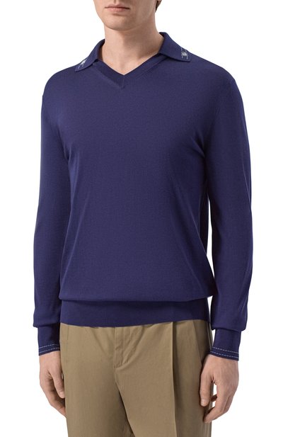 Шелковое поло DOLCE & GABBANA, арт. GXZBAT/JBS0I, фото 3