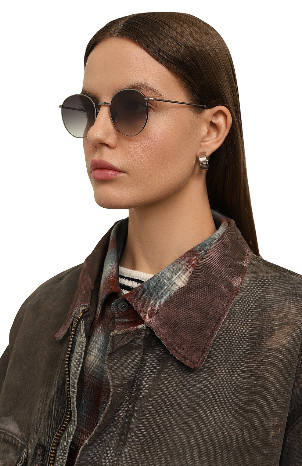 Солнцезащитные очки SPEKTRE, арт. P2 01 SILVER ANCIENT/GRADIENT GREEN, фото 2