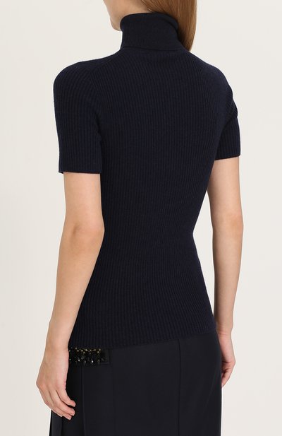 Кашемировый топ фактурной вязки с высоким воротником ROCHAS, арт. R0PL751767/RLY1000, фото 4