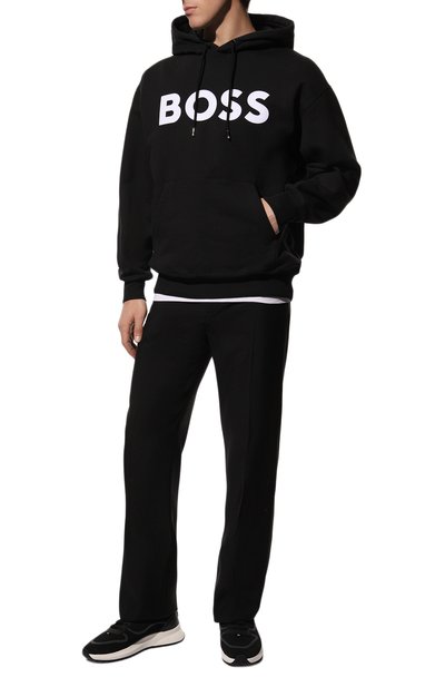 Хлопковое худи BOSS, арт. 50485316, фото 2
