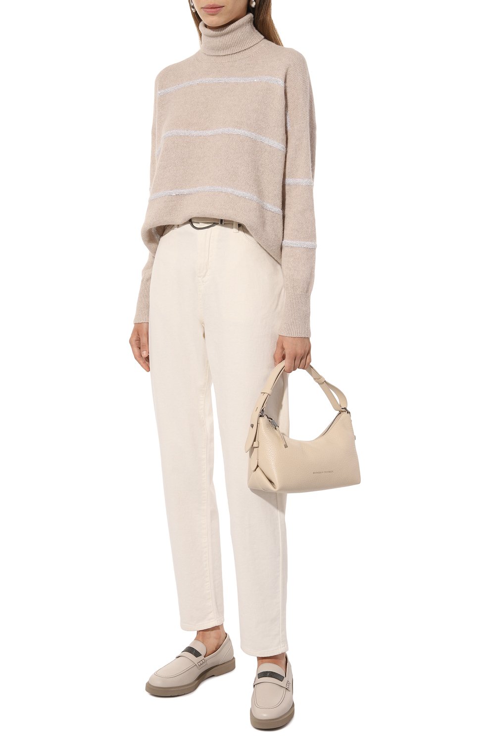 Свитер из шерсти и хлопка BRUNELLO CUCINELLI, арт. MSP71BP411, фото 2