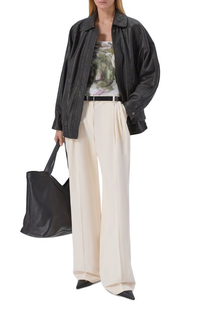 Женские брюки из хлопка и льна DOLCE & GABBANA, арт. FTDMIT/FUTDJ