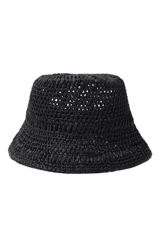 Панама из вискозы Weekend Max Mara WKAFRAG0RE Чёрный  WKAFRAG0RE Фото 2