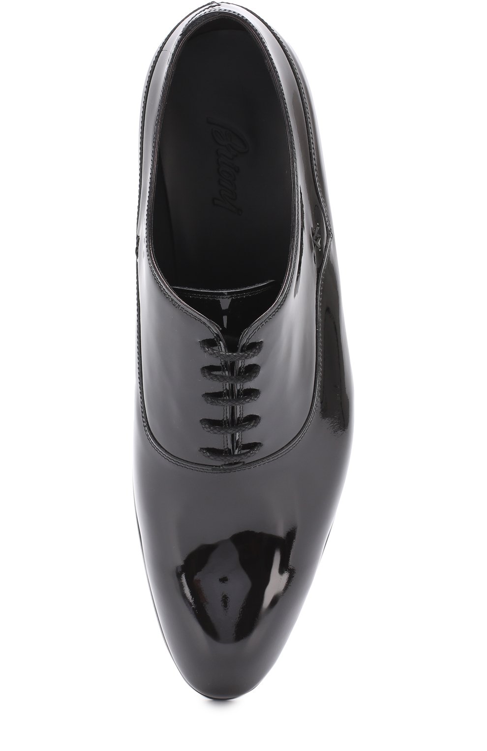 Классические оксфорды из лаковой кожи BRIONI, арт. QEDQ/04728, фото 5