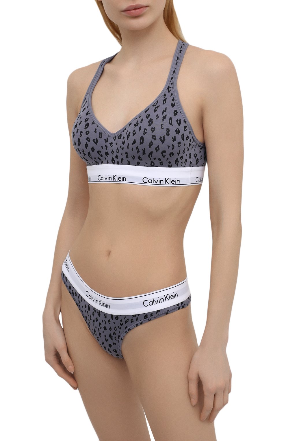 Трусы-слипы CALVIN KLEIN серого цвета по цене 2310 руб., арт. QF5981E, фото 2 Трусы-слипы CALVIN KLEIN, арт. QF5981E, фото 2