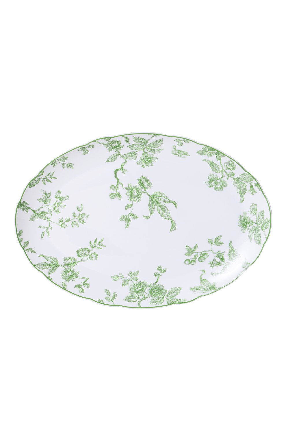 Блюдо овальное albertine BERNARDAUD зеленого цвета по цене 47850 руб., арт. 2087/107, фото 1 Блюдо овальное albertine BERNARDAUD, арт. 2087/107, фото 1