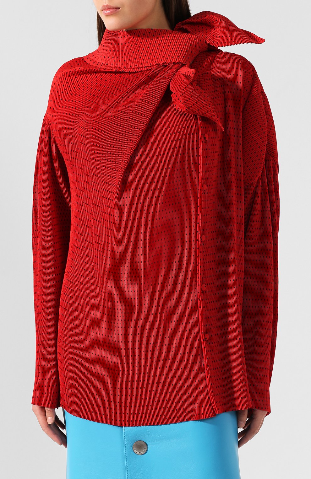 Блузка асимметричного кроя BALENCIAGA, арт. 556601/TDL10, фото 3