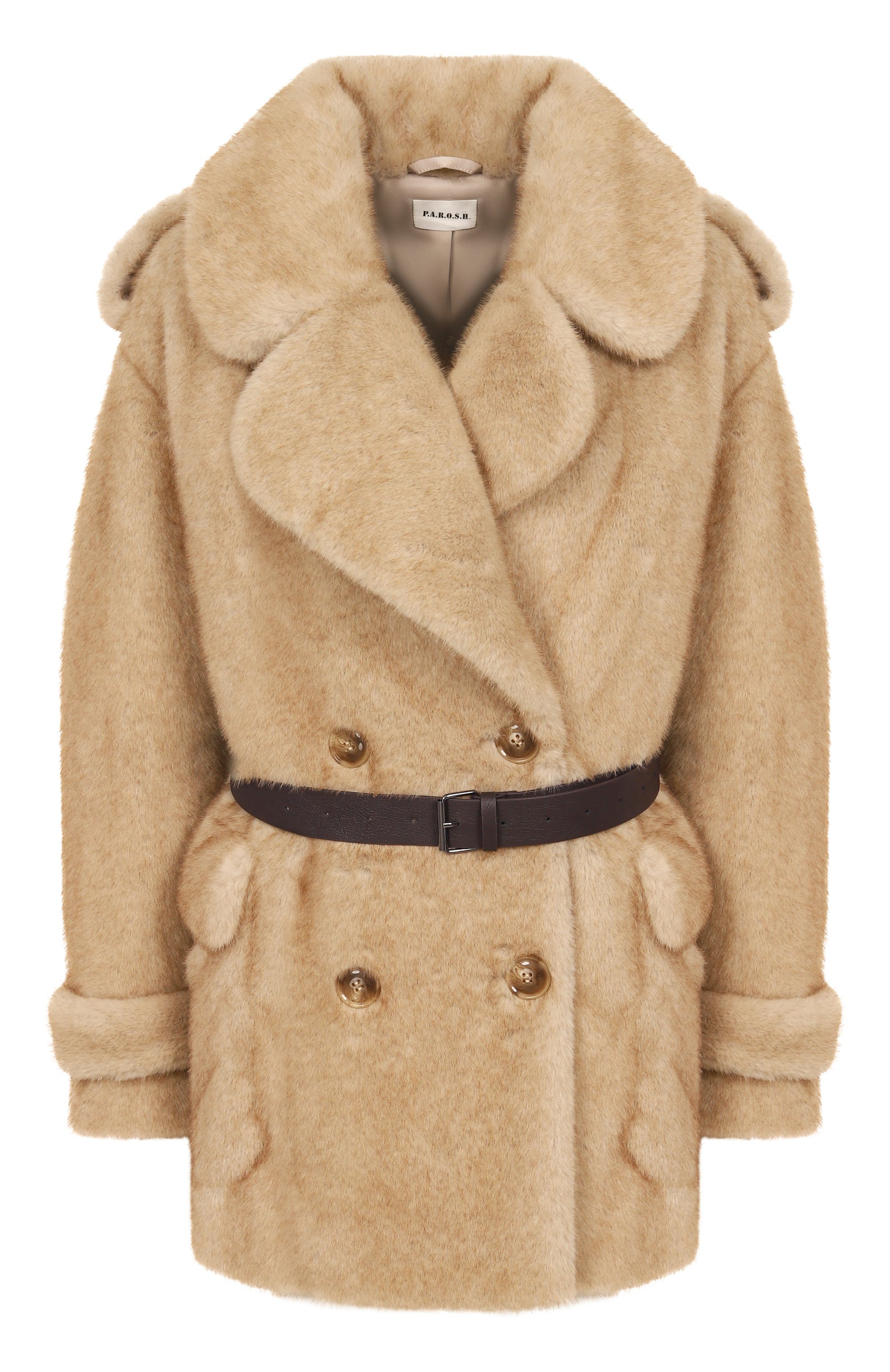 Шуба из экомеха P.A.R.O.S.H., арт. PULSE-D431732, фото 1