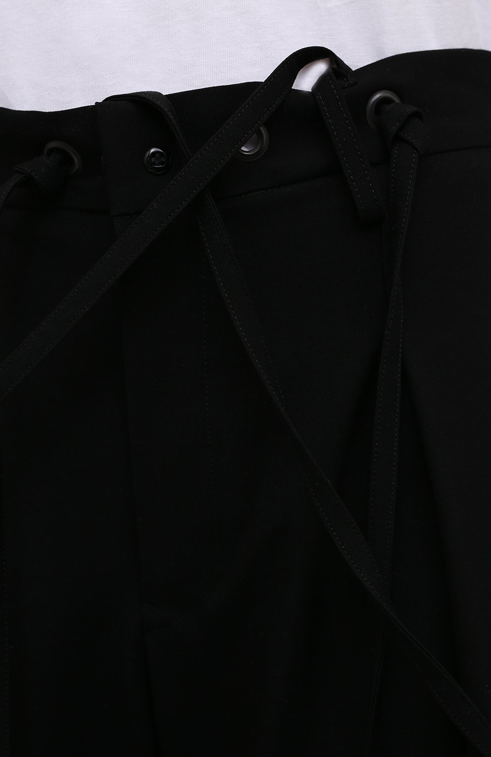 Шерстяные брюки YOHJI YAMAMOTO, арт. FB-P52-101, фото 5