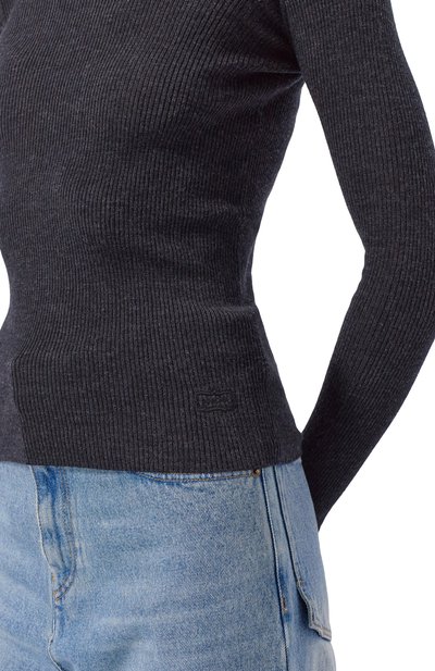 Водолазка из шерсти и шелка AGNONA, арт. K208058E/1D180NE, фото 5