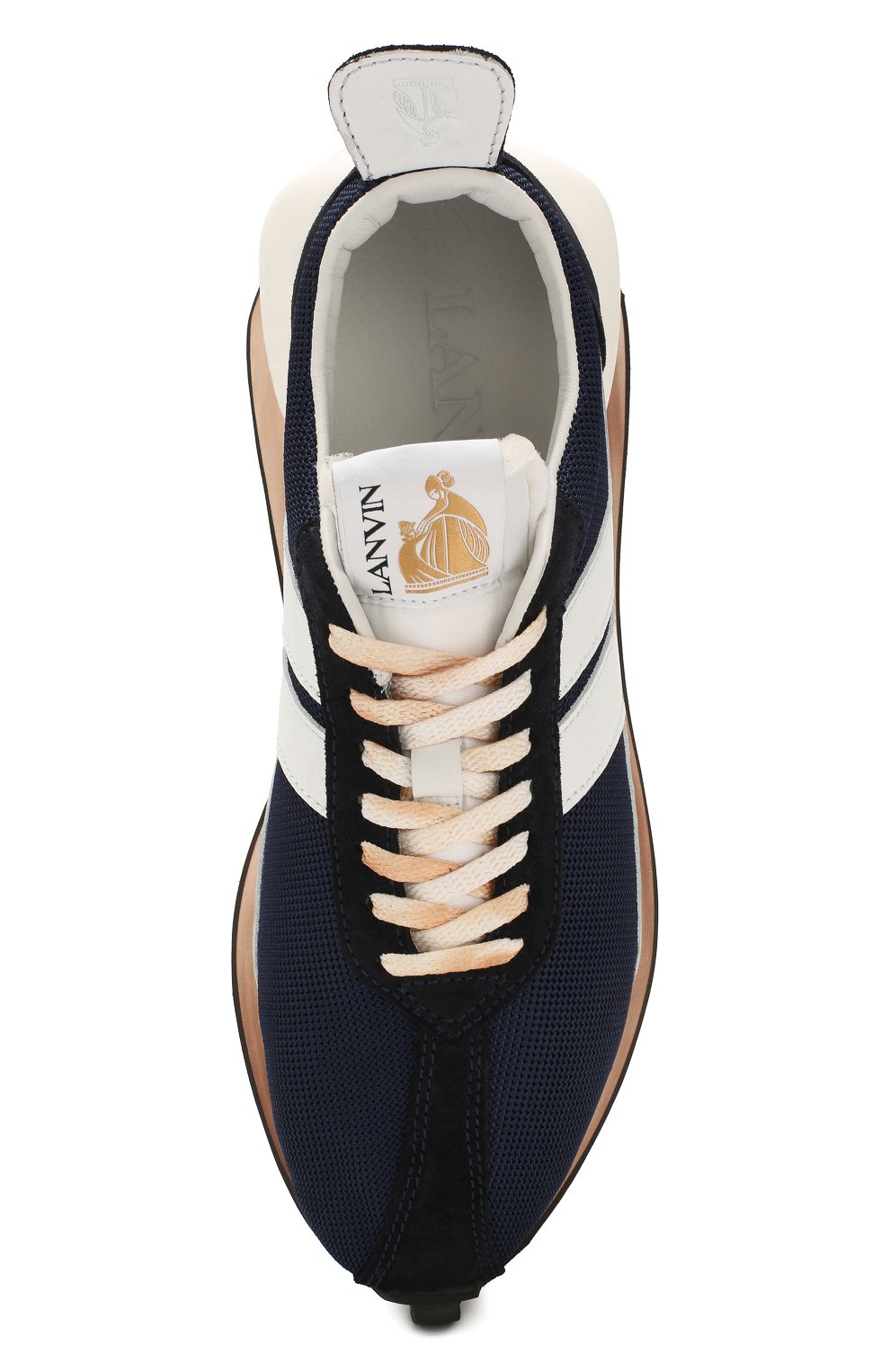 Кроссовки LANVIN темно-синего цвета по цене 56700 руб., арт. FM-SKBRUN-DRAG-P20, фото 5 Кроссовки LANVIN, арт. FM-SKBRUN-DRAG-P20, фото 5