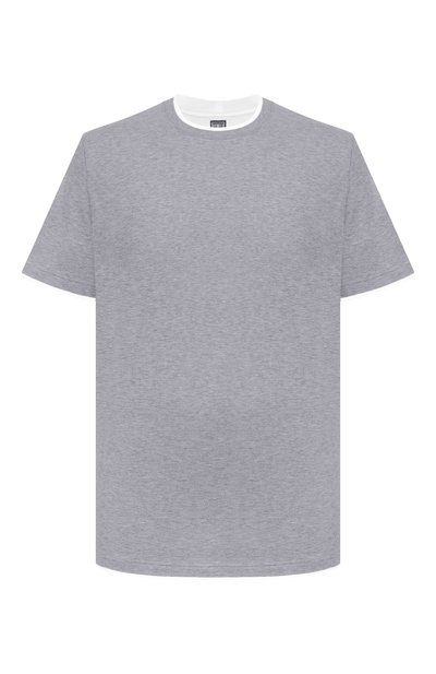 Мужская хлопковая футболка FEDELI, арт. TU000200/JERSEY MELANGE