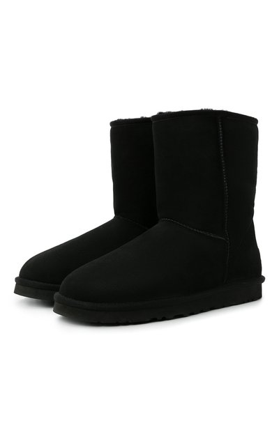 Замшевые сапоги classic short UGG, арт. 5800_BLK, фото 1