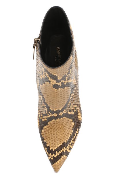 Ботильоны kate из кожи питона SAINT LAURENT, арт. 603979/LX100/PRET, фото 5