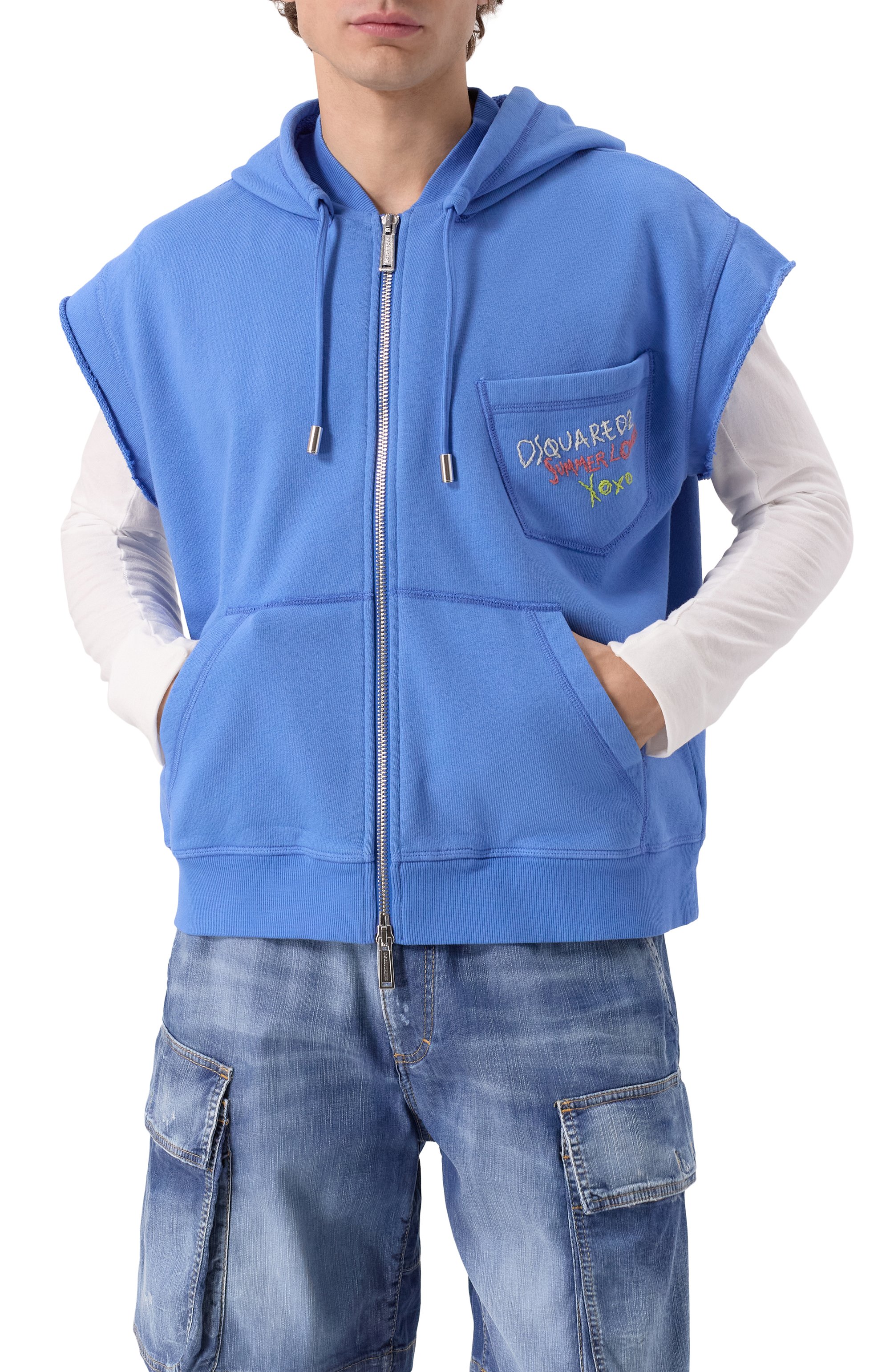 Хлопковая толстовка DSQUARED2, арт. S78HG0028/S25140, фото 3