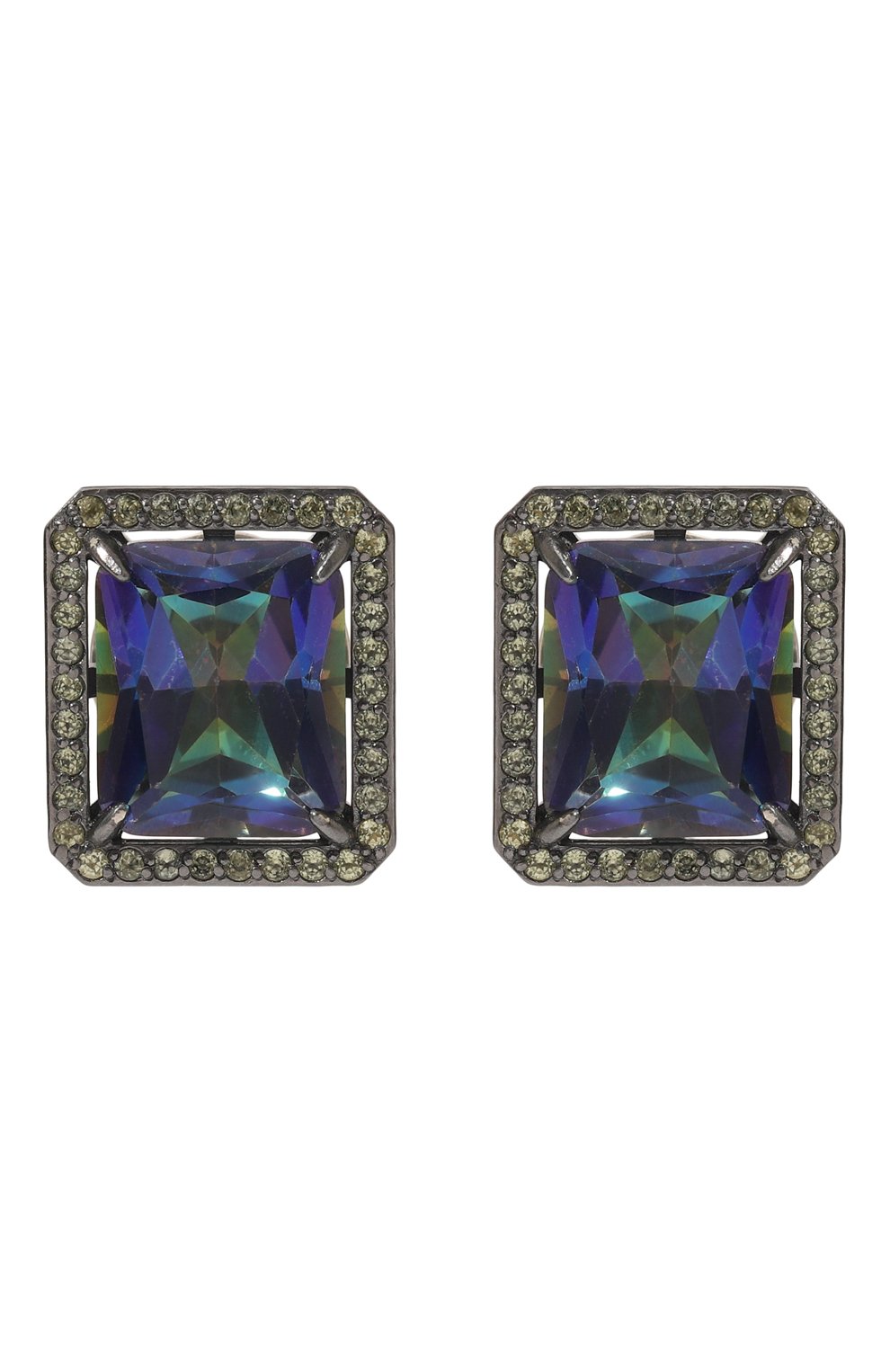 Серьги-пусеты с топазом DZHANELLI, арт. 16345, фото 1