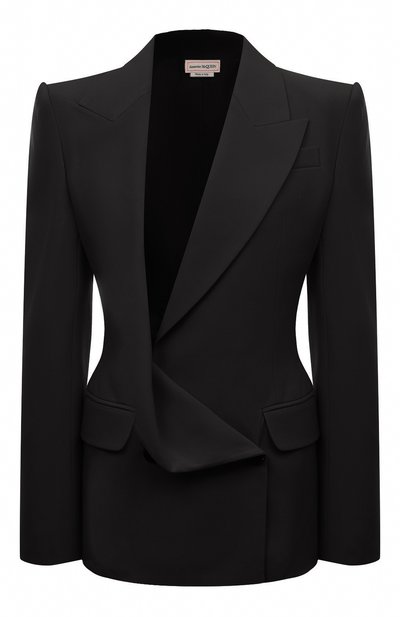 Женский шерстяной жакет ALEXANDER MCQUEEN, арт. 745244/QJACX
