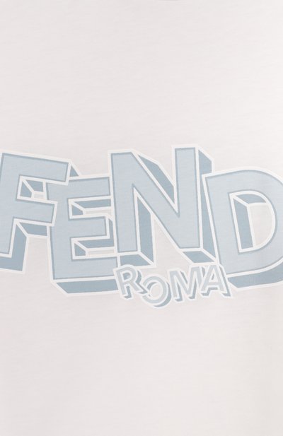Хлопковая футболка FENDI, арт. JMI504/7AJ/8A-12+, фото 3