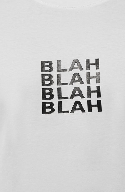 Хлопковая футболка BISIBIGLIO белого цвета по цене 11550 руб., арт. 0F BLAH, фото 5 Хлопковая футболка BISIBIGLIO, арт. 0F BLAH, фото 5